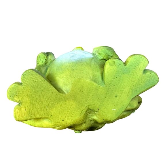 Vintage Russ Christmas Douglas Frog Figurine Ho Ho Ho Santa Hat Toad Gift Peace - Picture 10 of 10